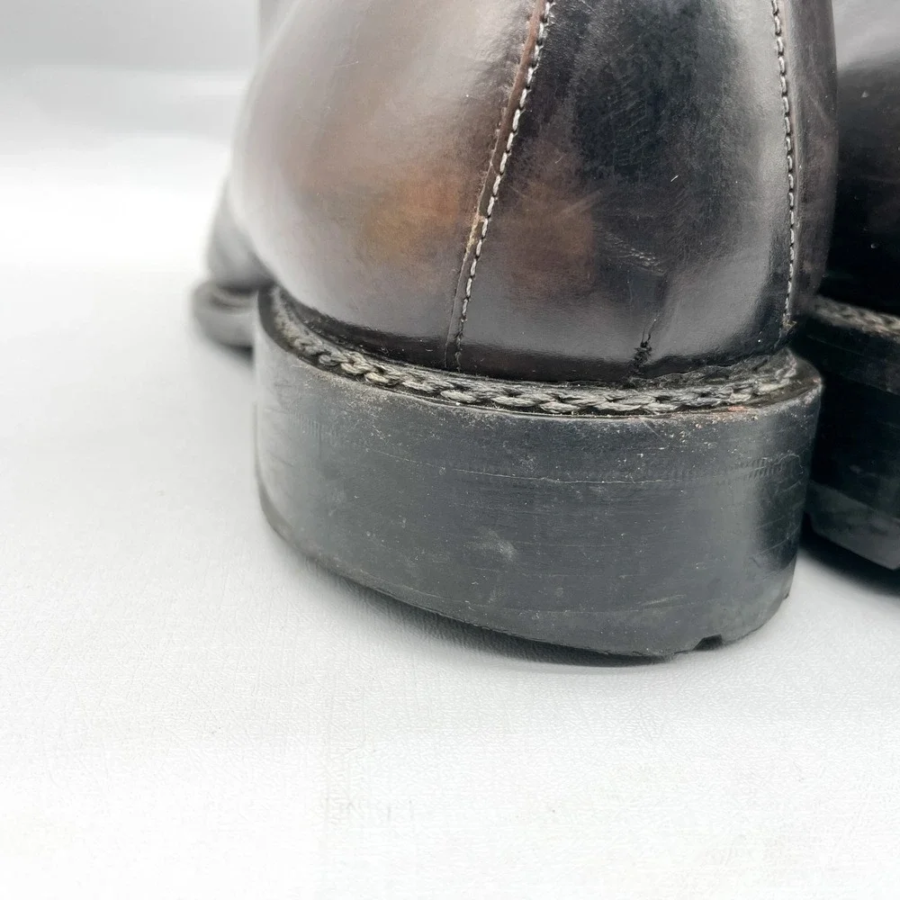 Mezlan Mens 13M Chukka Boots Brown Leather Dress Shoes Lace Up‎ Business